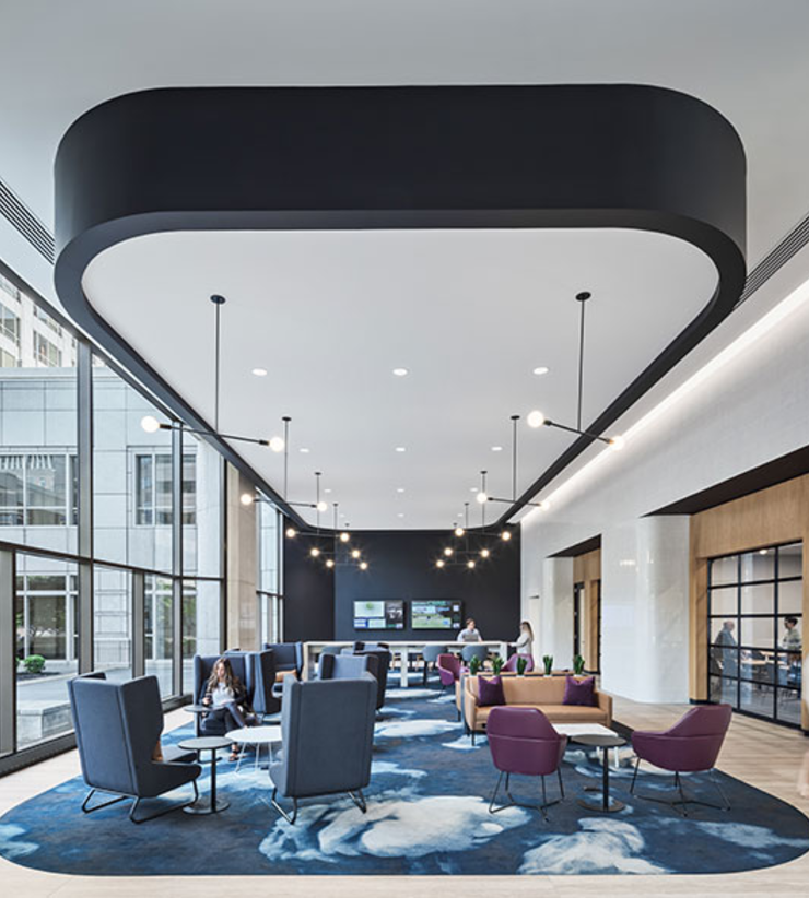 PNC lobby lounge seating