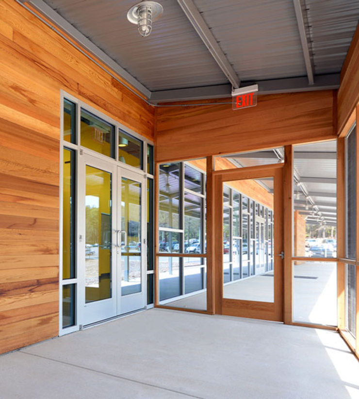 Light-filled screen porch