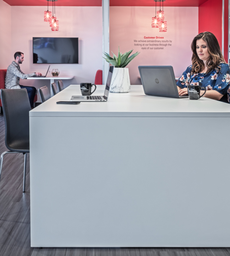 Open collaboration area at Fifth Third