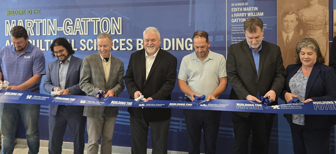 Members of the BHDP team and University of Kentucky executives attended the ribbon cutting.