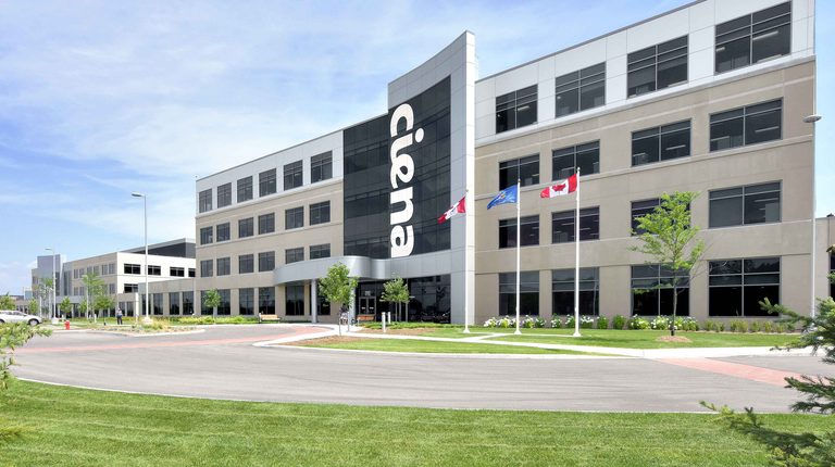 The exterior of Ciena's building