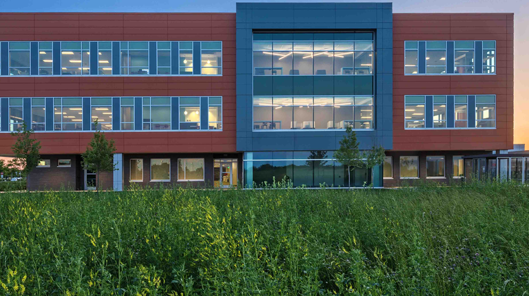 Exterior of Toyota facility in York, MI