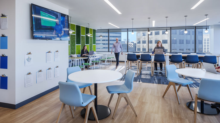 Open collaboration area at Fifth Third