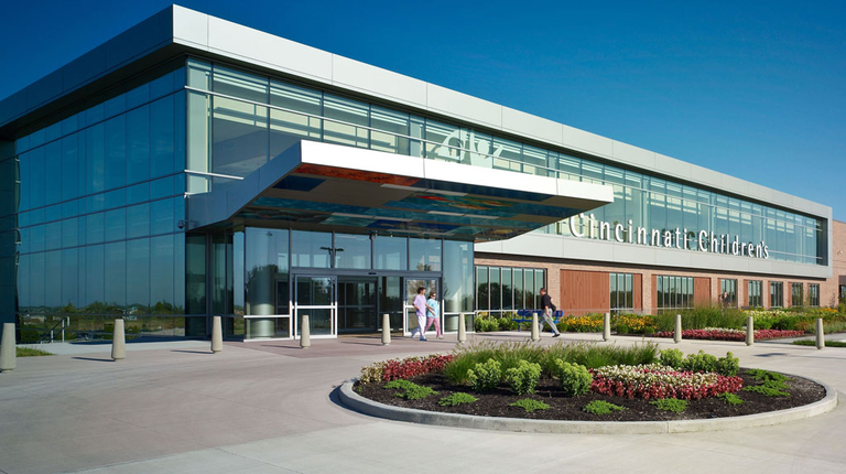 Cincinnati Children's Hospital Liberty Campus Medical Center front entrance
