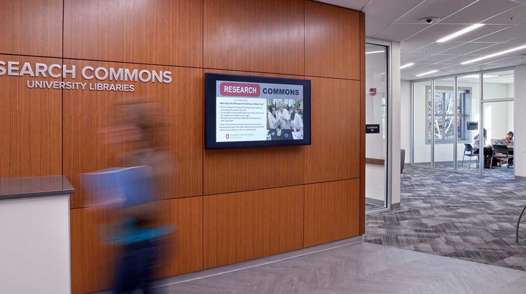 OSU's 18th Avenue Research Commons entrance